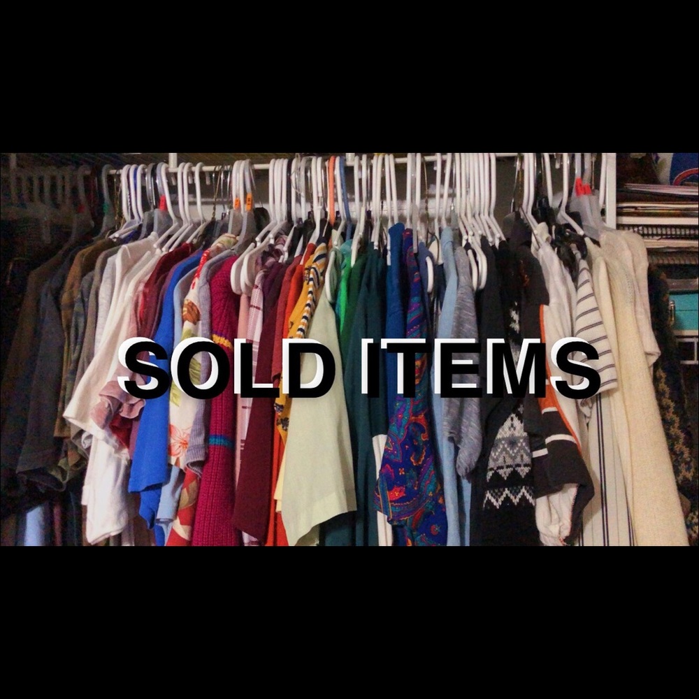 SOLD items below